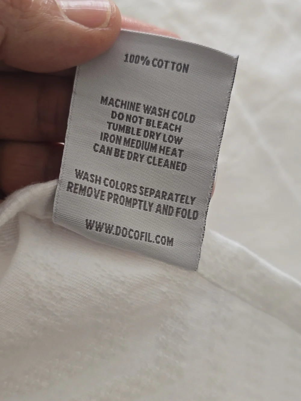 Docofil White Textured Cotton Duvet Bedding King Set -‎ Brand: 100